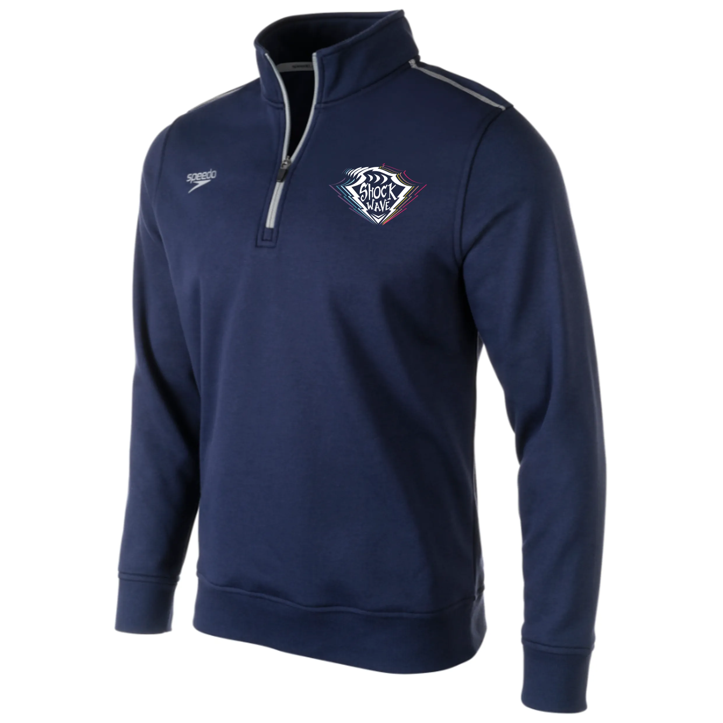 Speedo 1/4 Zip Fleece Sweatshirt Design #2 (Customized) - Shockwave