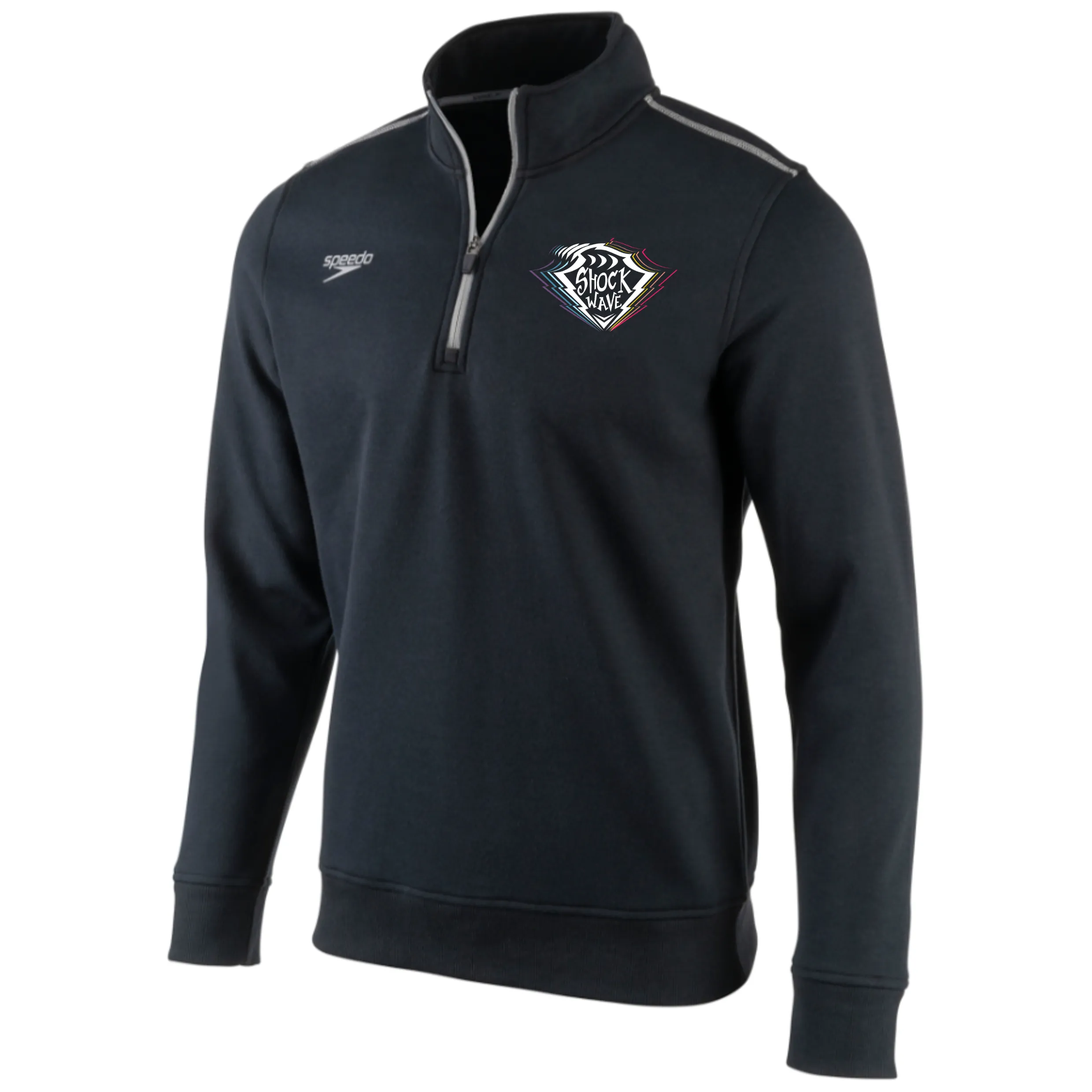 Speedo 1/4 Zip Fleece Sweatshirt Design #2 (Customized) - Shockwave