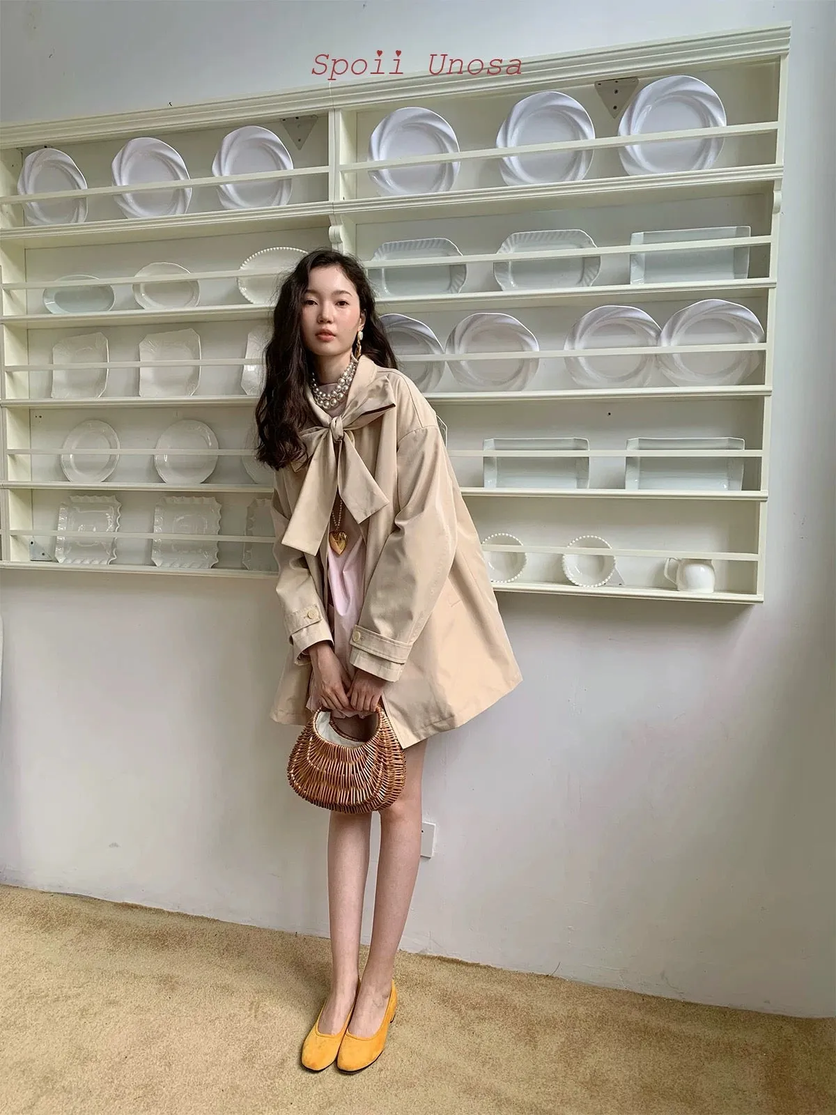 [SPOII UNOSA] The Ribbon Trench Coat