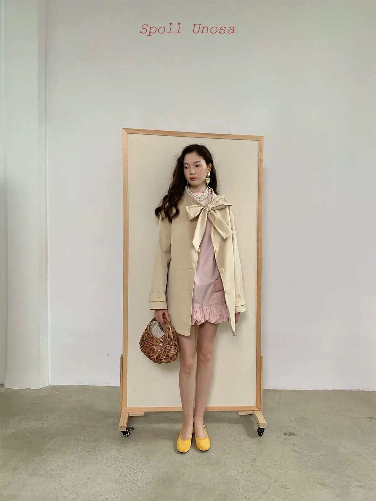 [SPOII UNOSA] The Ribbon Trench Coat