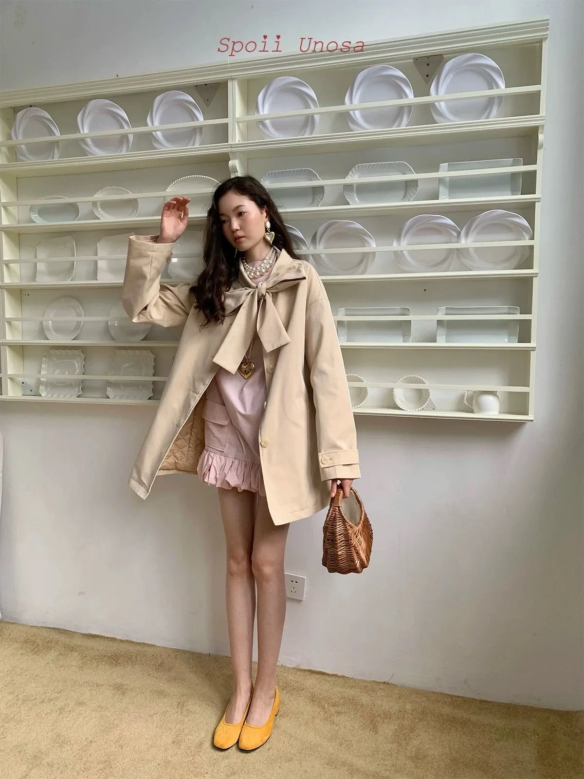 [SPOII UNOSA] The Ribbon Trench Coat