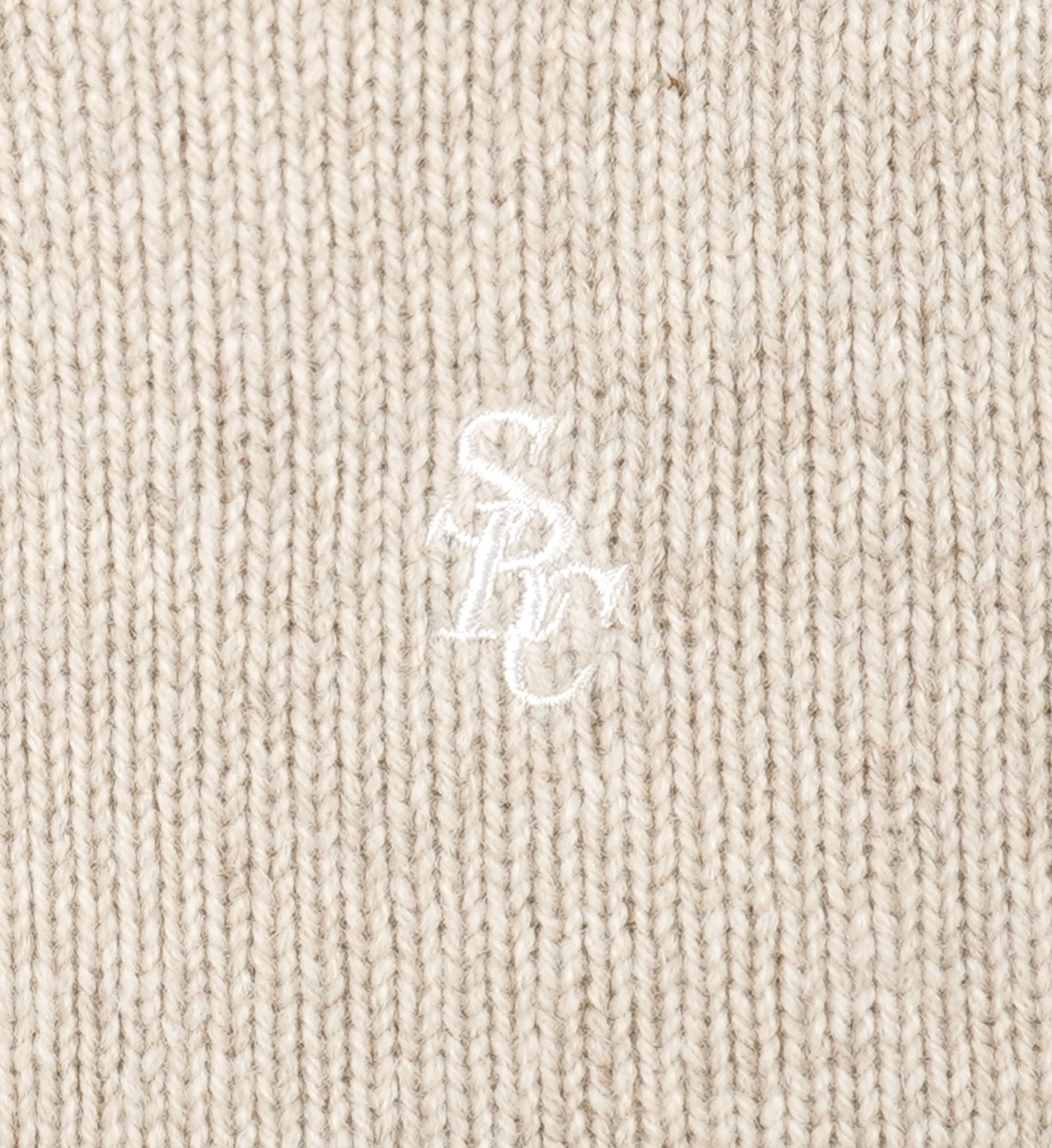 SRC Wool Turtleneck - Cream/White