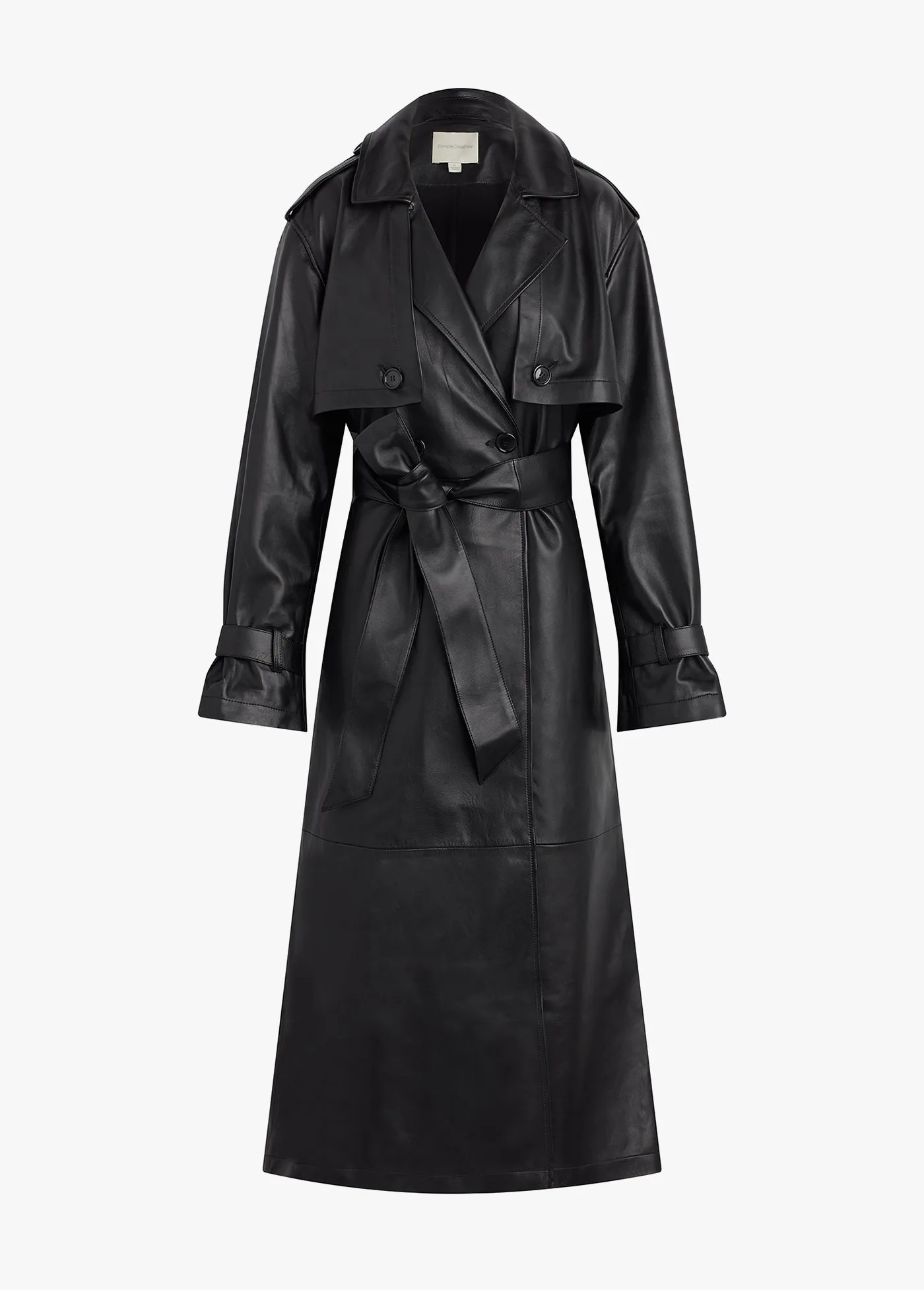 THE CHARLES LEATHER TRENCH