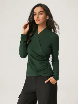 Thermal Surplice Long Sleeve Top