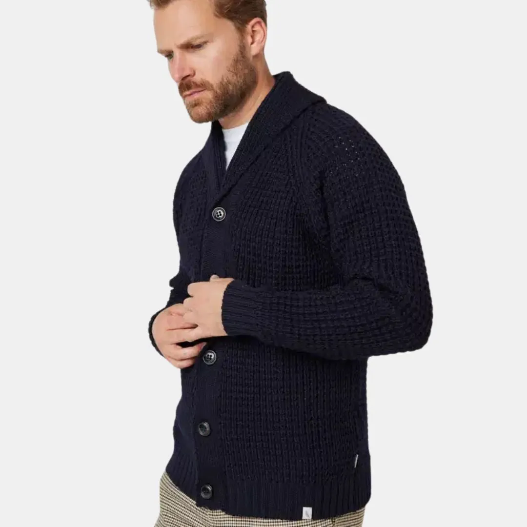 Waffle Shawl Cardigan