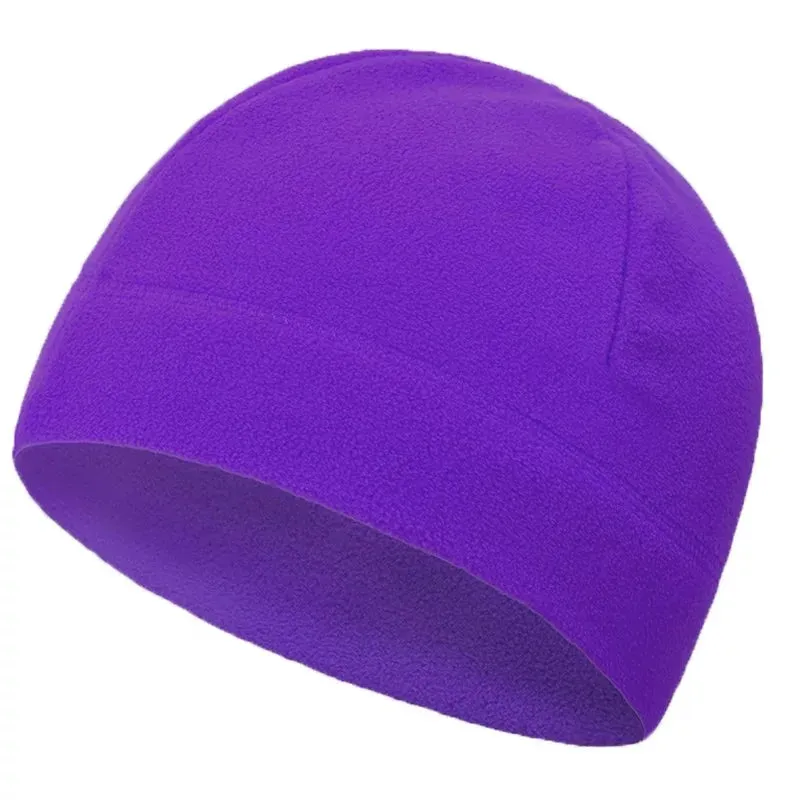 Warm Beanie Winter Cap Army Hat Soft Men Women Ski Cycling Skin-Friendly Anti-Static Hiking Thermal Fleece Running Windproof