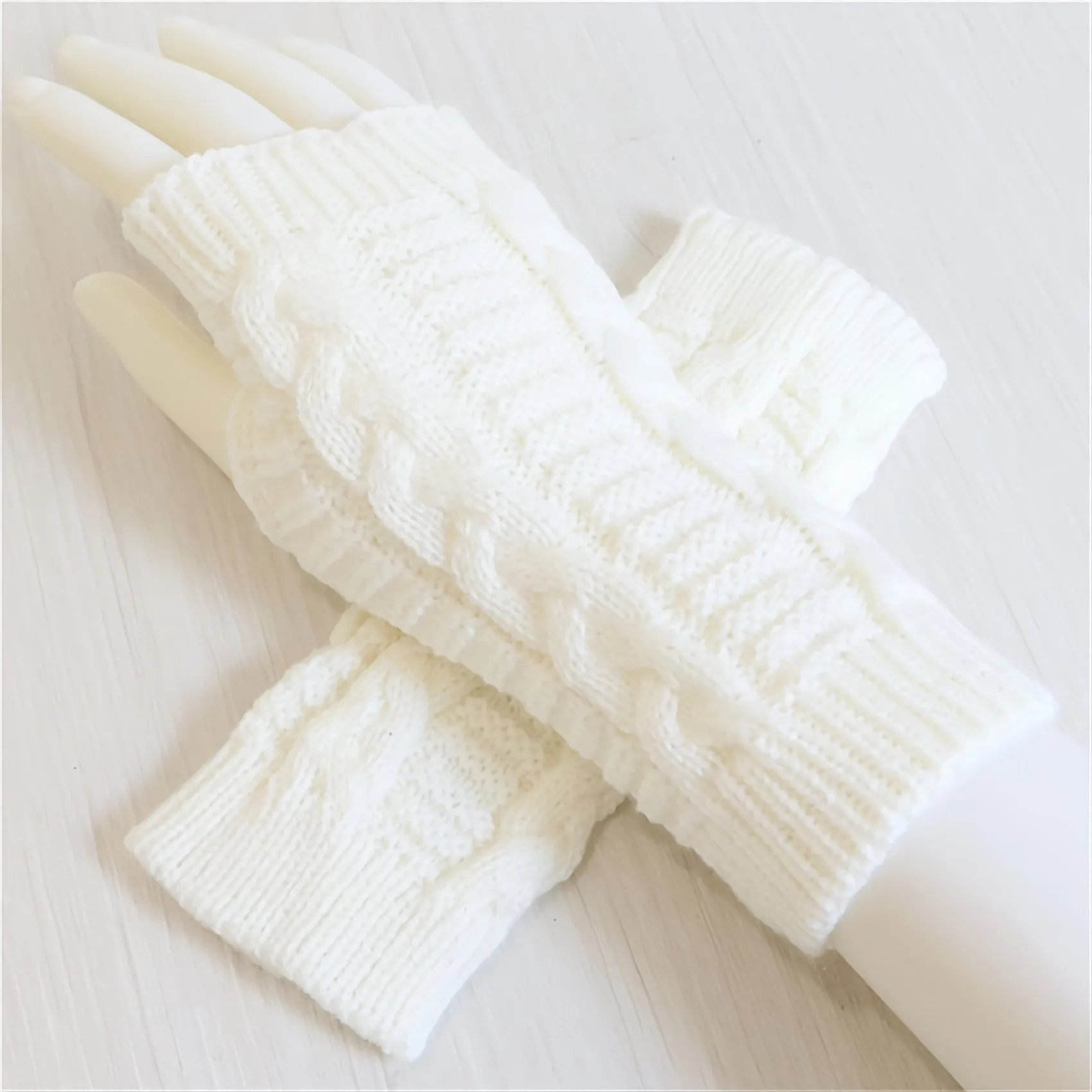 Women's Outdoor Gloves, Winter Warm Gloves, Open Finger Gloves, Driving And Riding Women's Gloves