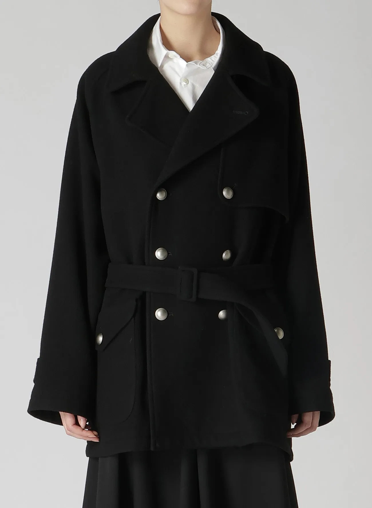 WOOL MOSSER TRENCH JACKET